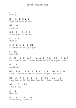 Until I Found You Piano letter noten van Rosé (BLACKPINK) - Arr.Gailma