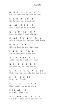 Cupid 鋼琴字母譜由 Jack Stauber - 編曲 Bingpiers Georlance