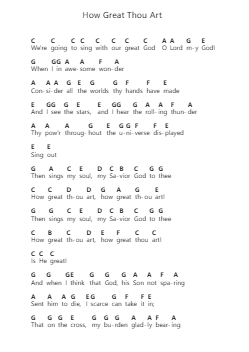 How Great Thou Art पियानो पत्र नोट्स द्वारा Passion - Arr.Gwenje Cookmike