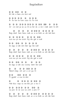 Bagdadban Piano letter notes by Akela - Arr.Dilliz Woolfsil