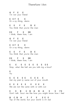 Therefore I Am Piano letter noten van Billie Eilish - Arr.Anolds