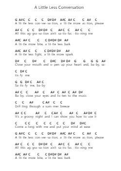 A Little Less Conversation Nota surat piano oleh Elvis Presley - Arr.Bownio Elroytier
