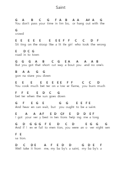 Saint ピアノの音符 by Elton John - Arr.Stilfey Fitznise