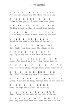 The Eternal 鋼琴字母譜由 Joy Division - 編曲 Jonqy Keyreed
