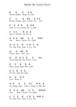 Better Be Home Soon Ghi chú đàn piano bởi Crowded House - Arr.Elboyce