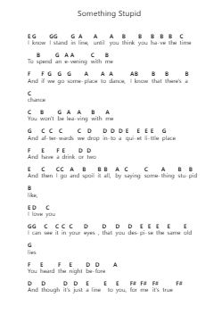 Something Stupid 피아노 악보 Michael Bublé - 편곡 Blabott