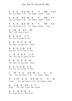 You Are So Good To Me โน้ตตัวอักษรเปียโนโดย Third Day - Arr.Kagar Pullrah
