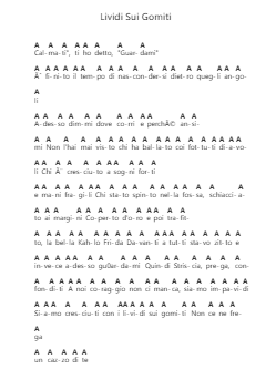Lividi Sui Gomiti Nota surat piano oleh Måneskin - Arr.Gwensey Brookving