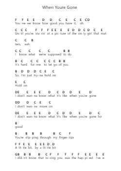 When Youre Gone Piano letter noten van Shawn Mendes - Arr.Sherkes Dofrank