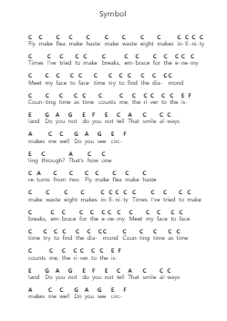 Symbol 鋼琴字母譜由 Adrianne Lenker - 編曲 Krispert