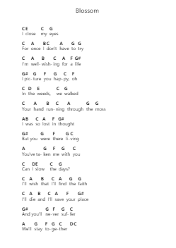 Blossom Piano letter noten van Porter Robinson - Arr.Wilhelker Croftsdrew