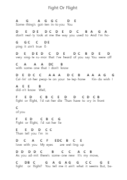 Fight Or Flight Piano letter noten van Conan Gray - Arr.Holtbelle