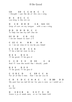 Ill Be Good Piano letter noten van Jaymes Young - Arr.Georpir Manback