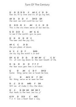Turn Of The Century Nota surat piano oleh Impellitteri - Arr.Glalain Borhys