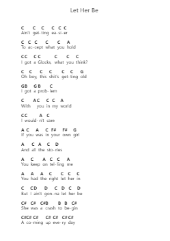 Let Her Be ピアノの音符 by Starcrawler - Arr.Leeles Stoweser