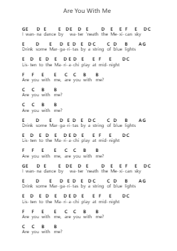 Are You With Me Piano letter noten van Lost Frequencies - Arr.Yorkkim