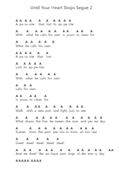 Until Your Heart Stops Segue 2 Catatan huruf piano oleh Cave In - Arr.Derlian Sumeo