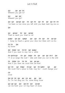 Let It Roll 鋼琴字母譜由 Lewis Capaldi - 編曲 Lizly Hojo