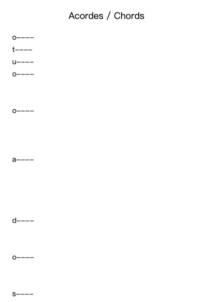 Acordes / Chords