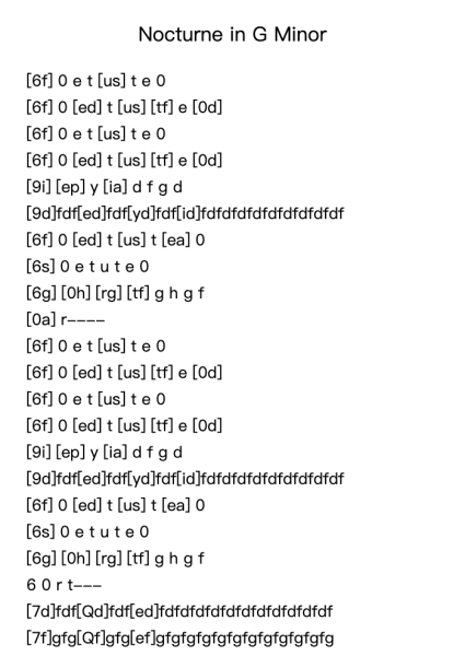 Nocturne in G Minor