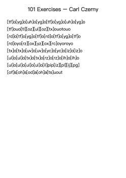 Op. 261, No. 8 - 101 Exercises