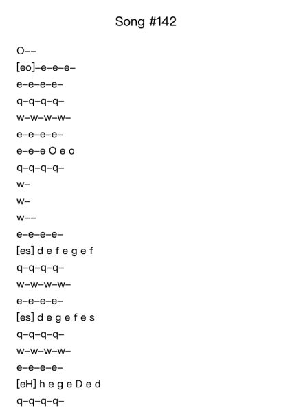 Song #142