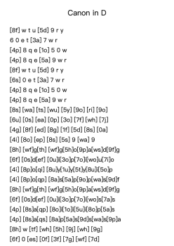 Canon in D Major, Pachelbel's Canon