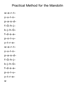 Practical Method for the Mandolin – Exercise 09 G Scale