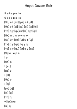 Həyat Davam Edir