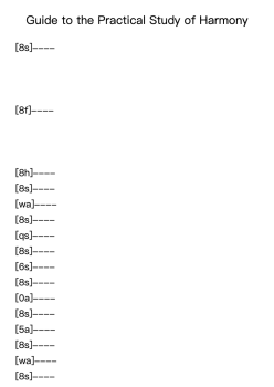 Guide to the Practical Study of Harmony, Op. 2