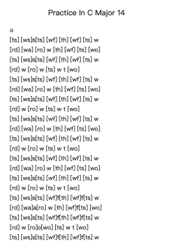 Practice In C Major 14