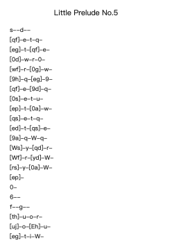 Little Prelude No.5