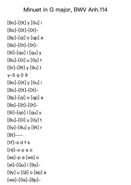 Minuet in G Major, BWV Anh. 114