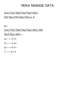 REKA NSANGE DATA