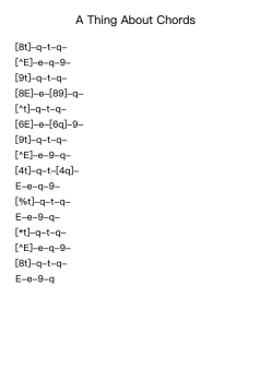 A Thing About Chords