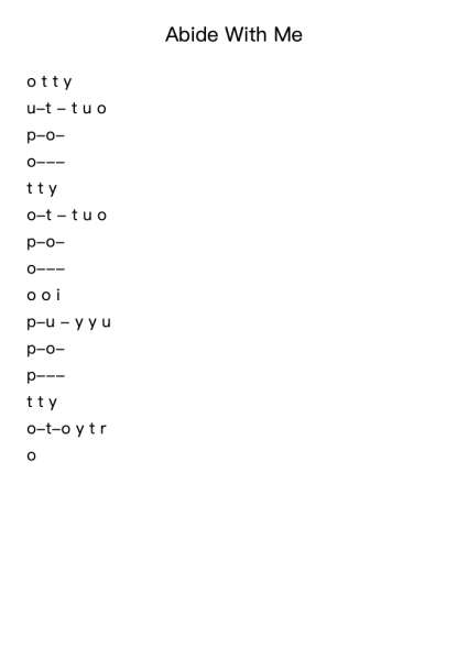 Abide With Me