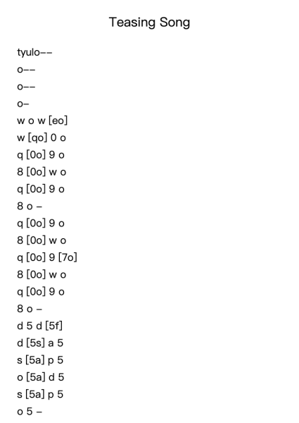 Teasing Song, Sz. 42, BB 55 No. 18