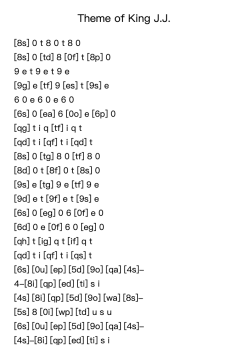 Theme of King J.J.