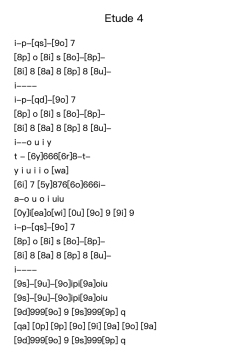 Etude 4