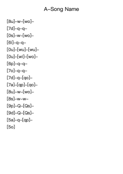 A-Song Name