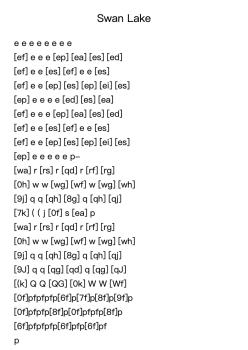 Swan Lake, Op. 20: Theme