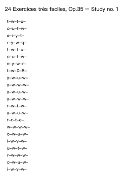 24 Exercices très faciles, Op. 35, Study No. 1