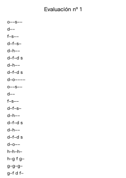 Evaluación nº 1