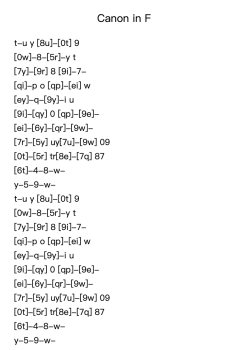 Canon and Gigue in D Major: I. Canon