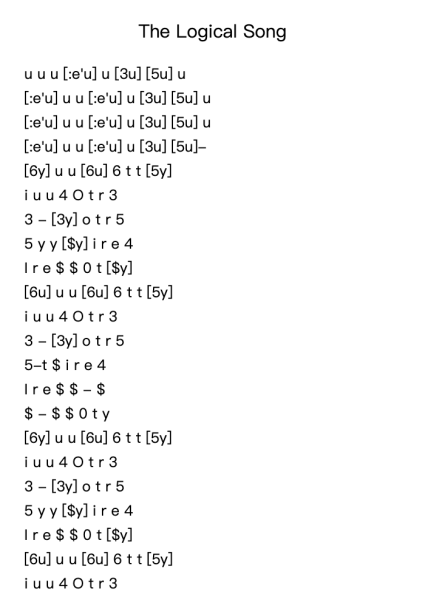 The Logical Song