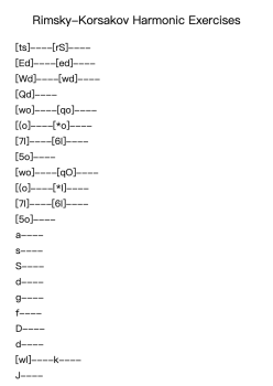 Harmonic Exercises: Harmonization of Chromatic Scales
