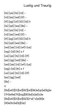 Bagatelle in C Minor, WoO 54 "Lustig und Traurig"