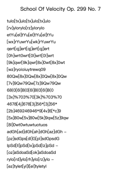 School of Velocity, Op. 299 No. 7