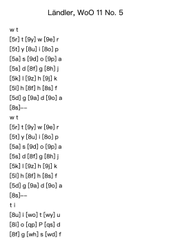 Ländler, WoO 11: No. 5