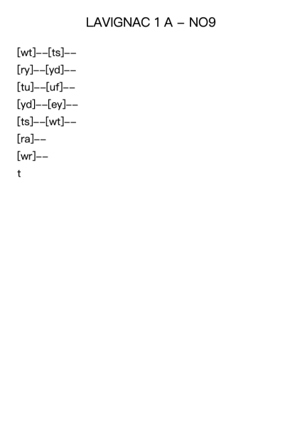 Lavignac 1-A: No. 9